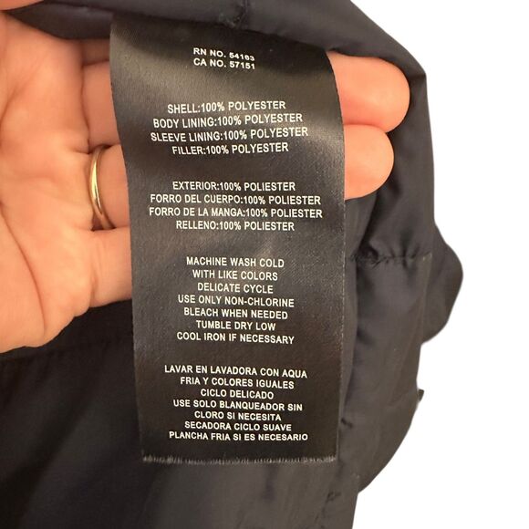 Tommy Hilfiger Black Full Zip Stretch Water and Wind Resistant Jacket Size XL - Picture 7 of 9